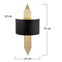 Opviq Lámpara de Pared 616 - A Negro y Dorado